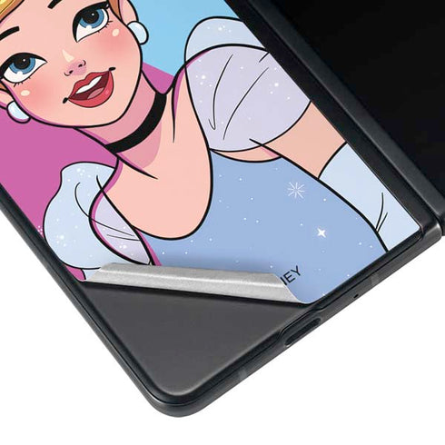 Disney Princess Cinderella Art Galaxy Z Fold3 5G Skin