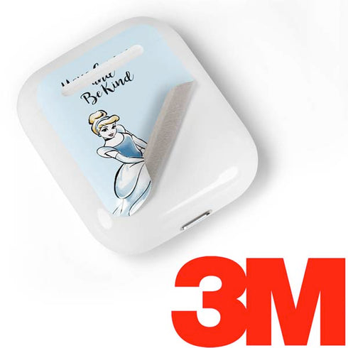Disney Princess Cinderella Have Courage and Be Kind Art Apple AirPods Skin