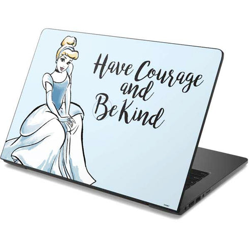 Disney Princess Cinderella Have Courage and Be Kind Art Dell Chromebook Skin