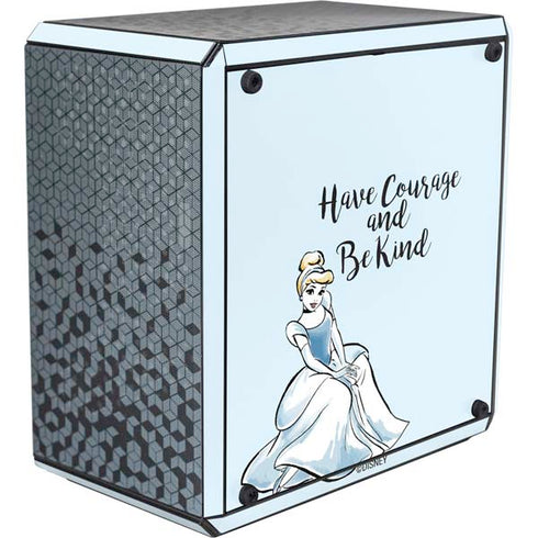 Disney Princess Cinderella Have Courage and Be Kind Art Cooler Master MasterBox Q300L Mini Tower Skin