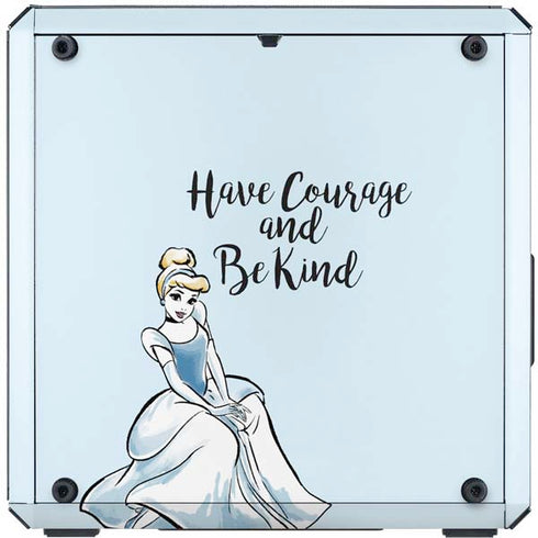 Disney Princess Cinderella Have Courage and Be Kind Art Cooler Master MasterBox Q300L Mini Tower Skin