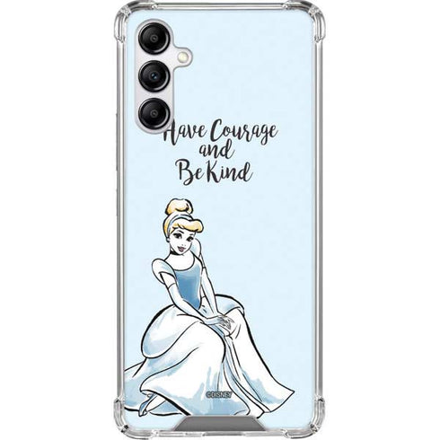 Disney Princess Cinderella Have Courage and Be Kind Art Galaxy A14 5G Clear Case