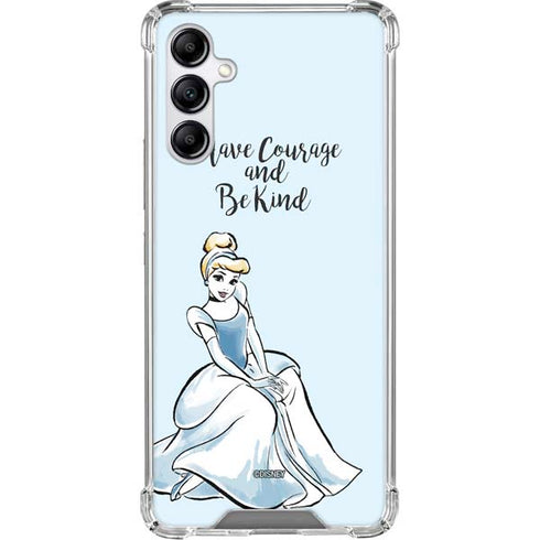 Disney Princess Cinderella Have Courage and Be Kind Art Galaxy A15 5G Clear Case