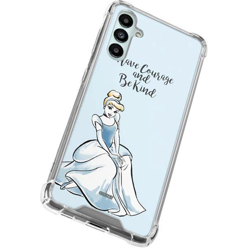 Disney Princess Cinderella Have Courage and Be Kind Art Galaxy A15 5G Clear Case
