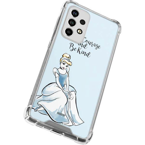 Disney Princess Cinderella Have Courage and Be Kind Art Galaxy A33 5G Clear Case