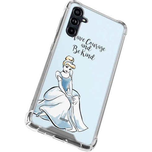 Disney Princess Cinderella Have Courage and Be Kind Art Galaxy A54 5G Clear Case