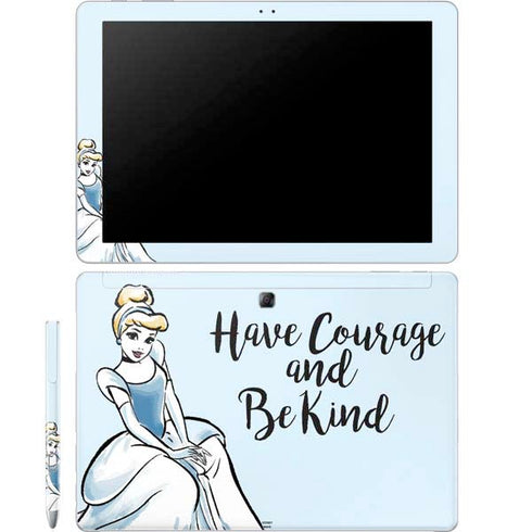 Disney Princess Cinderella Have Courage and Be Kind Art Galaxy Book 12in Skin