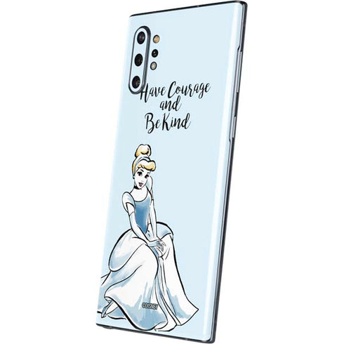 Disney Princess Cinderella Have Courage and Be Kind Art Galaxy Note 10 Plus Skin