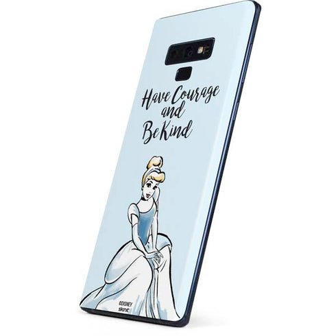 Disney Princess Cinderella Have Courage and Be Kind Art Galaxy Note 9 Skin
