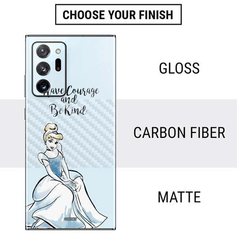 Disney Princess Cinderella Have Courage and Be Kind Art Galaxy Note20 Ultra 5G Skin