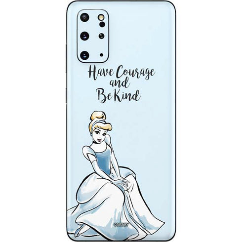 Disney Princess Cinderella Have Courage and Be Kind Art Galaxy S20 Plus Skin