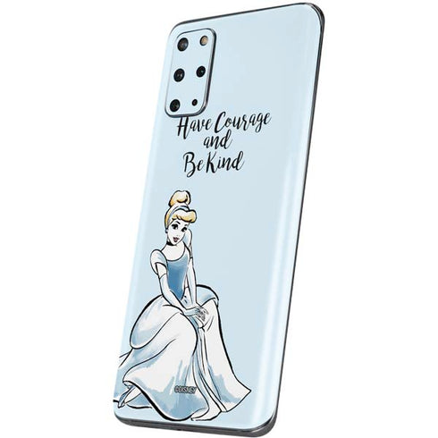 Disney Princess Cinderella Have Courage and Be Kind Art Galaxy S20 Plus Skin