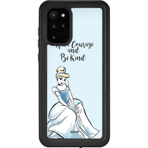 Disney Princess Cinderella Have Courage and Be Kind Art Galaxy S20 Plus Waterproof Case