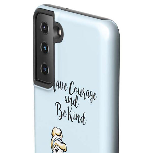 Disney Princess Cinderella Have Courage and Be Kind Art Galaxy S21 Plus 5G Pro Case