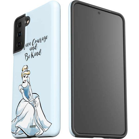 Disney Princess Cinderella Have Courage and Be Kind Art Galaxy S21 Plus 5G Pro Case