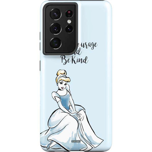 Disney Princess Cinderella Have Courage and Be Kind Art Galaxy S21 Ultra 5G Pro Case