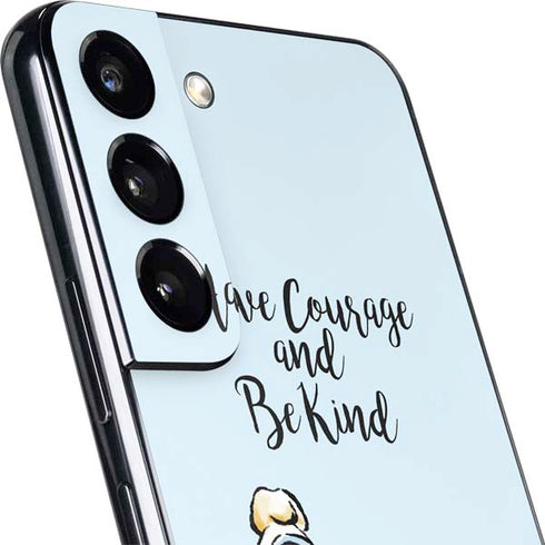 Disney Princess Cinderella Have Courage and Be Kind Art Galaxy S22 Plus Skin