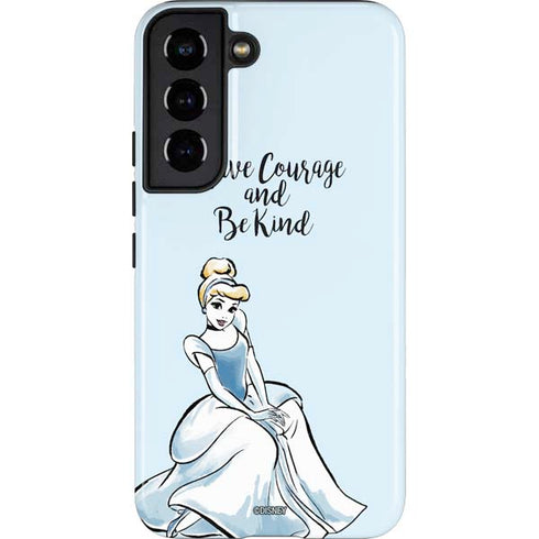 Disney Princess Cinderella Have Courage and Be Kind Art Galaxy S22 Pro Case