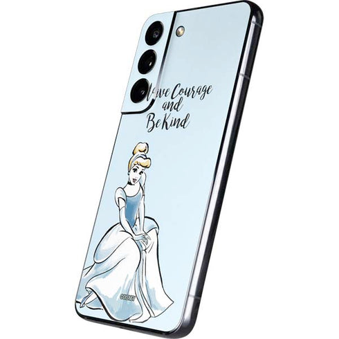 Disney Princess Cinderella Have Courage and Be Kind Art Galaxy S22 Skin