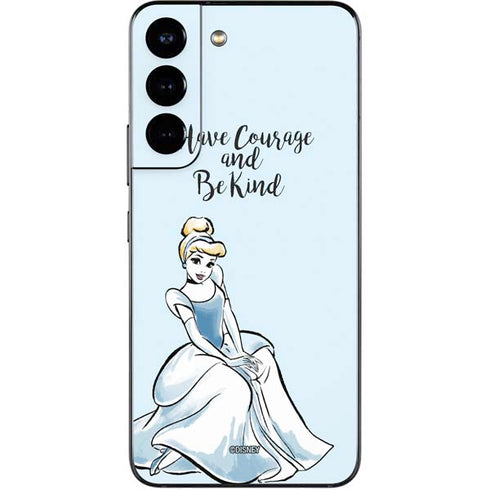 Disney Princess Cinderella Have Courage and Be Kind Art Galaxy S22 Skin