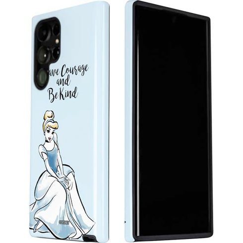 Disney Princess Cinderella Have Courage and Be Kind Art Galaxy S22 Ultra Pro Case