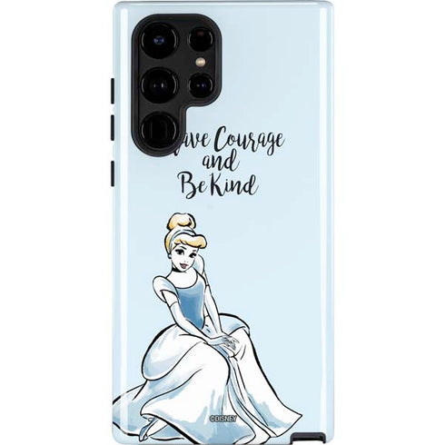 Disney Princess Cinderella Have Courage and Be Kind Art Galaxy S22 Ultra Pro Case