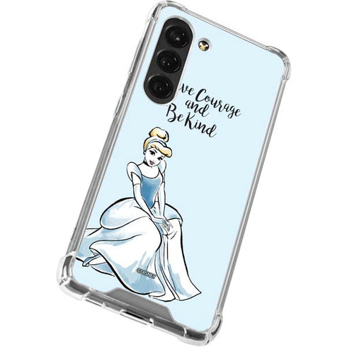 Disney Princess Cinderella Have Courage and Be Kind Art Galaxy S23 Clear Case