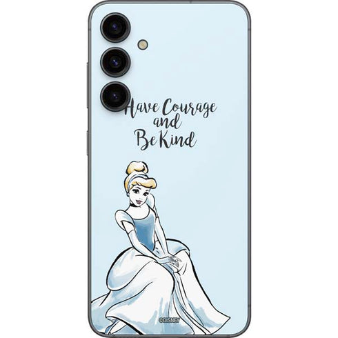 Disney Princess Cinderella Have Courage and Be Kind Art Galaxy S23 FE Skin