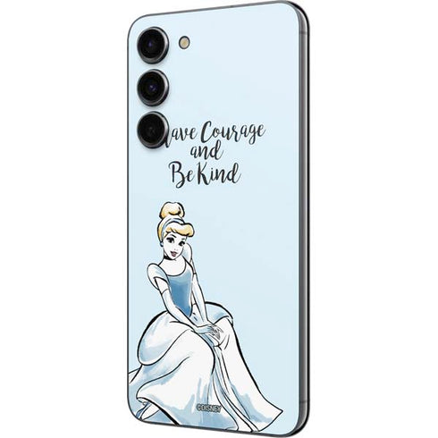 Disney Princess Cinderella Have Courage and Be Kind Art Galaxy S23 Plus Skin
