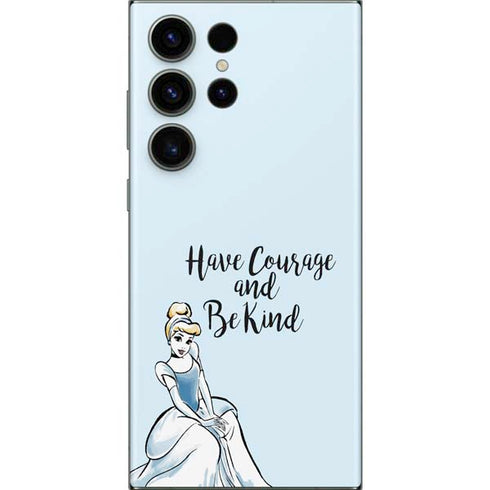 Disney Princess Cinderella Have Courage and Be Kind Art Galaxy S23 Ultra Skin