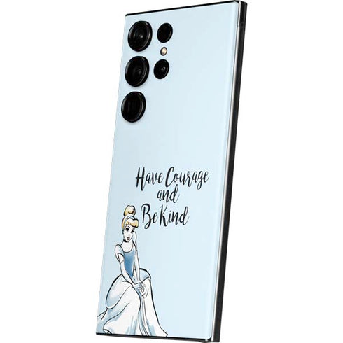 Disney Princess Cinderella Have Courage and Be Kind Art Galaxy S23 Ultra Skin