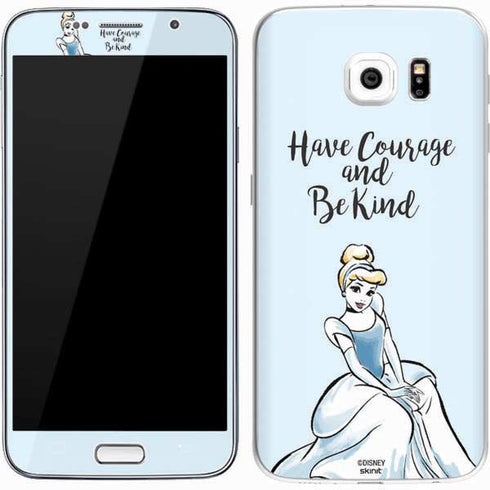 Disney Princess Cinderella Have Courage and Be Kind Art Galaxy S7 Skin