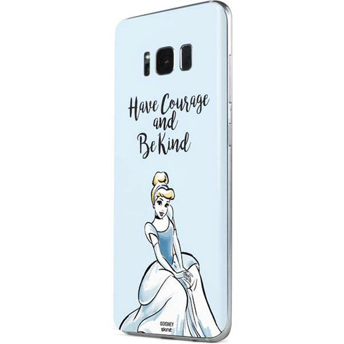 Disney Princess Cinderella Have Courage and Be Kind Art Galaxy S8 Skin