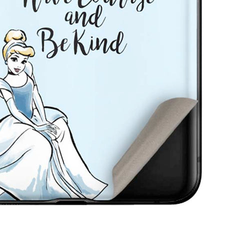 Disney Princess Cinderella Have Courage and Be Kind Art Galaxy Z Flip Skin