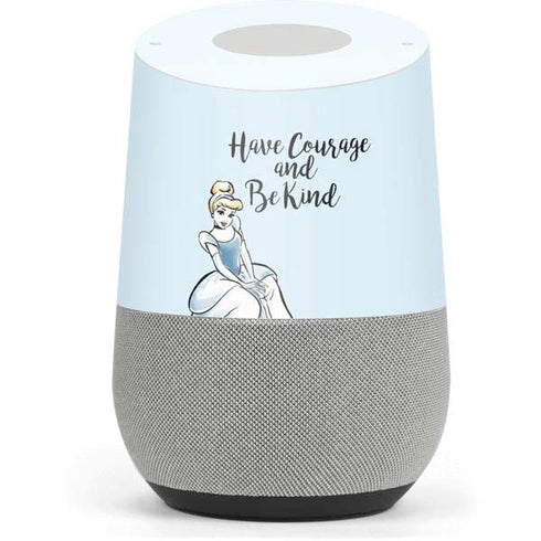 Disney Princess Cinderella Have Courage and Be Kind Art Google Home Skin
