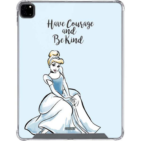 Disney Princess Cinderella Have Courage and Be Kind Art iPad Pro 12.9in (2020) Clear Case