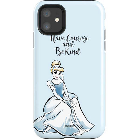 Disney Princess Cinderella Have Courage and Be Kind Art iPhone 11 Impact Case
