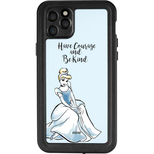 Disney Princess Cinderella Have Courage and Be Kind Art iPhone 11 Pro Max Waterproof Case
