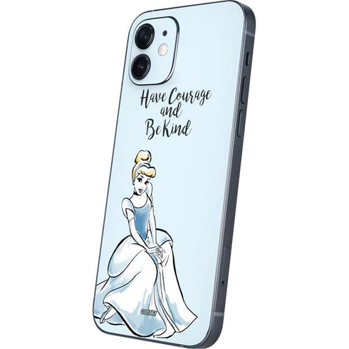 Disney Princess Cinderella Have Courage and Be Kind Art iPhone 12 Mini Skin