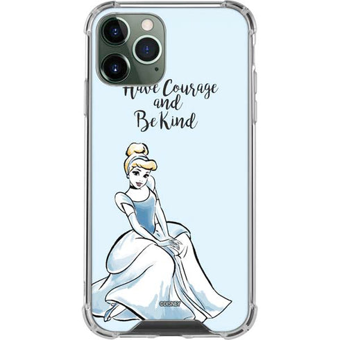 Disney Princess Cinderella Have Courage and Be Kind Art iPhone 12 Pro Max Clear Case