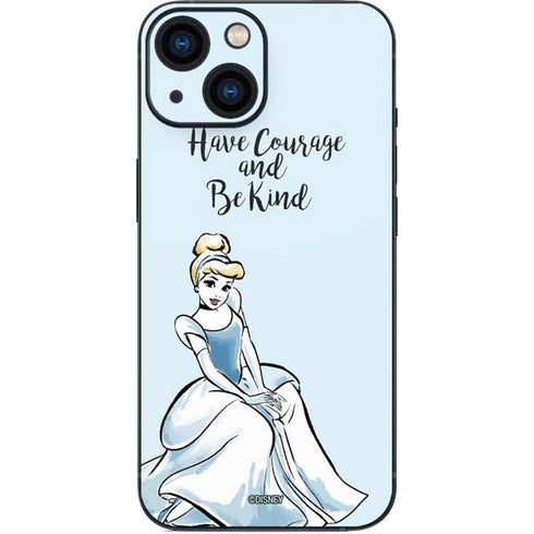 Disney Princess Cinderella Have Courage and Be Kind Art iPhone 13 Mini Skin