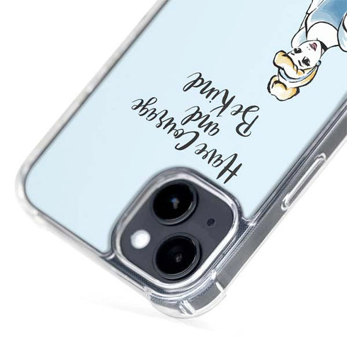 Disney Princess Cinderella Have Courage and Be Kind Art iPhone 15 Plus MagSafe Case