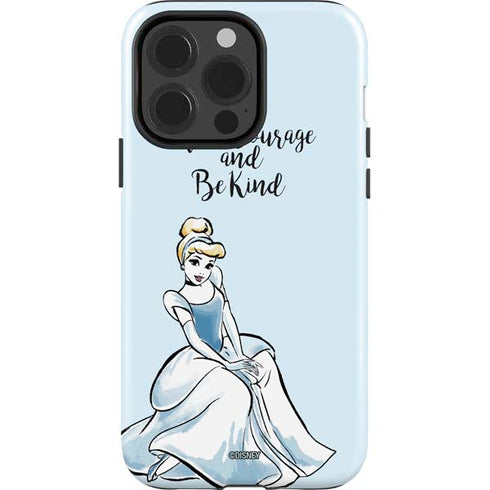 Disney Princess Cinderella Have Courage and Be Kind Art iPhone 15 Pro Impact Case