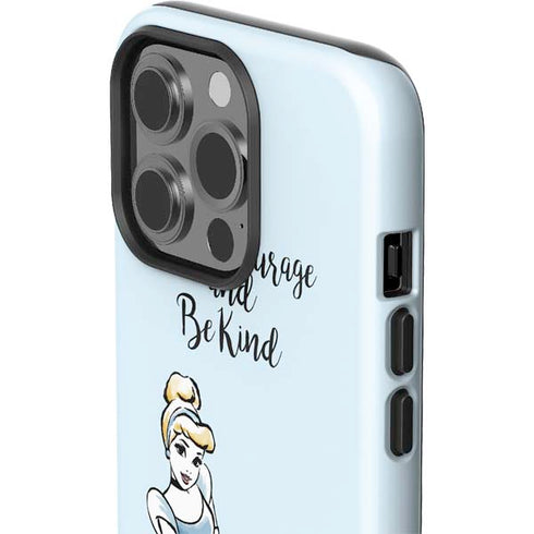 Disney Princess Cinderella Have Courage and Be Kind Art iPhone 15 Pro Impact Case