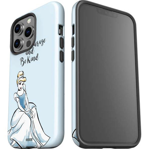 Disney Princess Cinderella Have Courage and Be Kind Art iPhone 14 Pro Impact Case