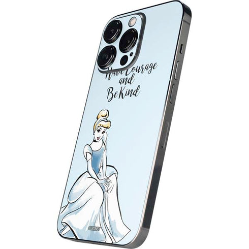 Disney Princess Cinderella Have Courage and Be Kind Art iPhone 14 Pro Skin