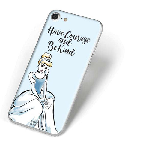 Disney Princess Cinderella Have Courage and Be Kind Art iPhone 8 Skin