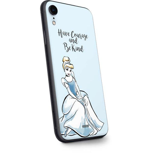 Disney Princess Cinderella Have Courage and Be Kind Art iPhone XR Skin