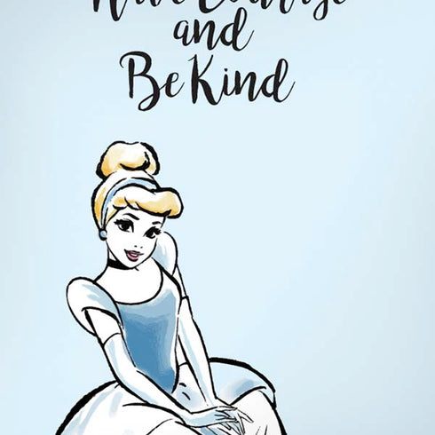 Disney Princess Cinderella Have Courage and Be Kind Art iPhone XS Max Skin