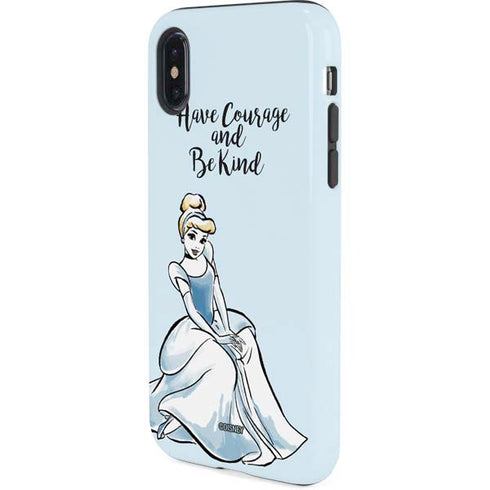 Disney Princess Cinderella Have Courage and Be Kind Art iPhone XS Pro Case